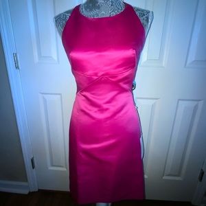 Betsey Johnson satin evening cocktail dress sz 2